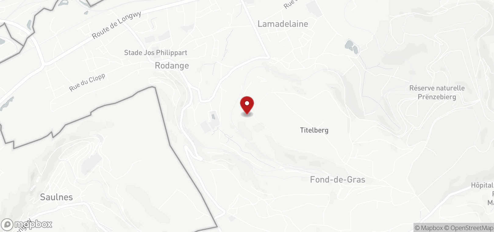 Parkplatz zur Miete in Lamadelaine, Gemeinde Pétange (map)