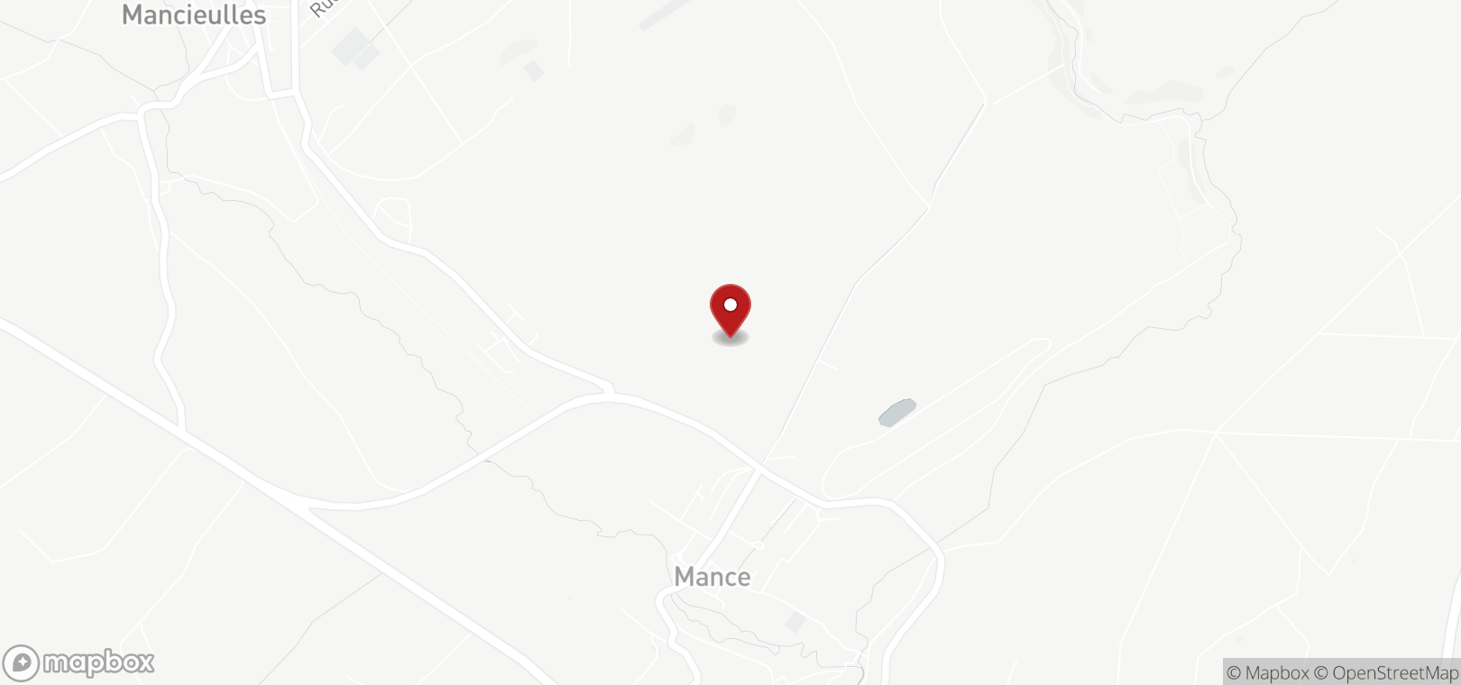 Terrain constructible en vente à Mance (map)