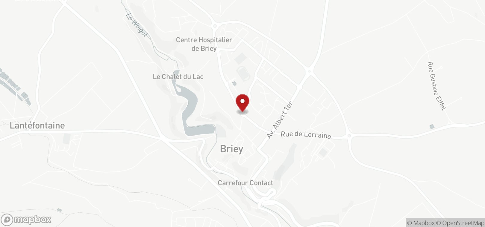 Terrain constructible en vente à Mancieulles (map)