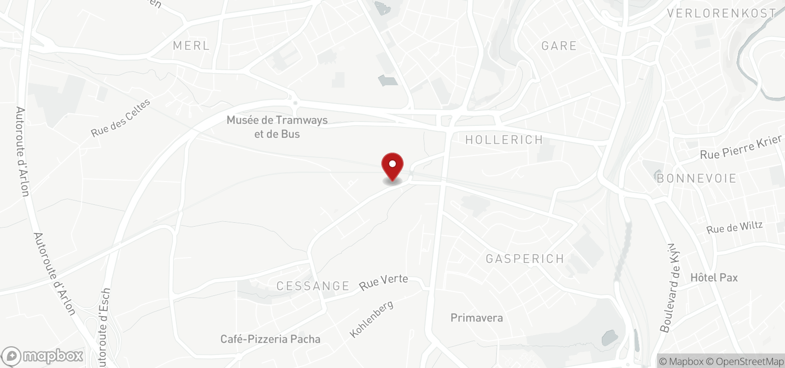Terrain en vente à Luxembourg-Cessange (map)