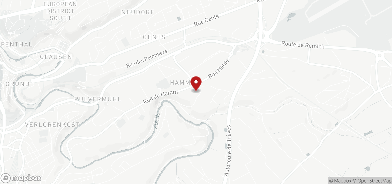 Appartement 2 chambres en vente à Luxembourg-Hamm (map)