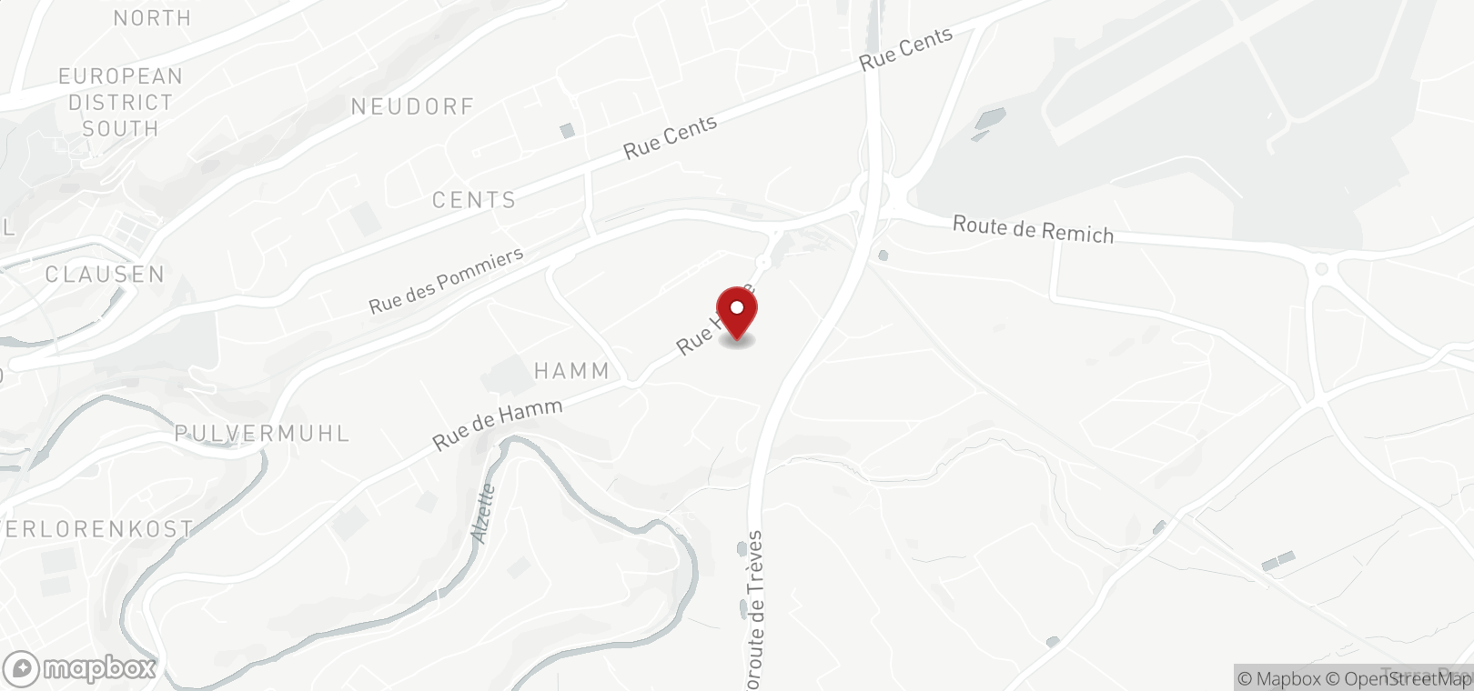 Appartement 2 chambres en vente à Luxembourg-Hamm (map)