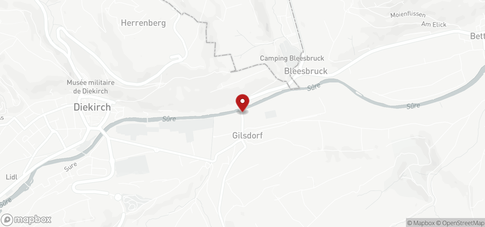 Haus zu verkaufen in Diekirch map