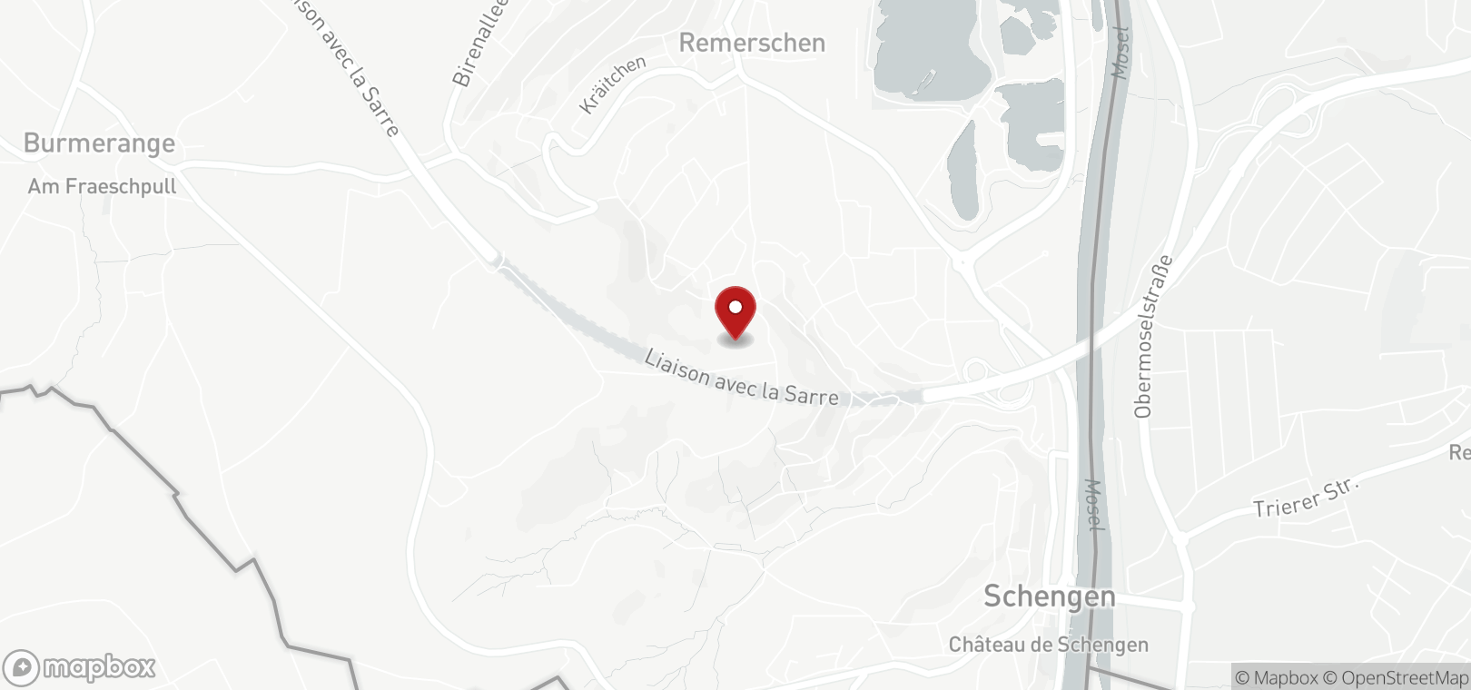 Terrain constructible en vente à Remerschen (map)
