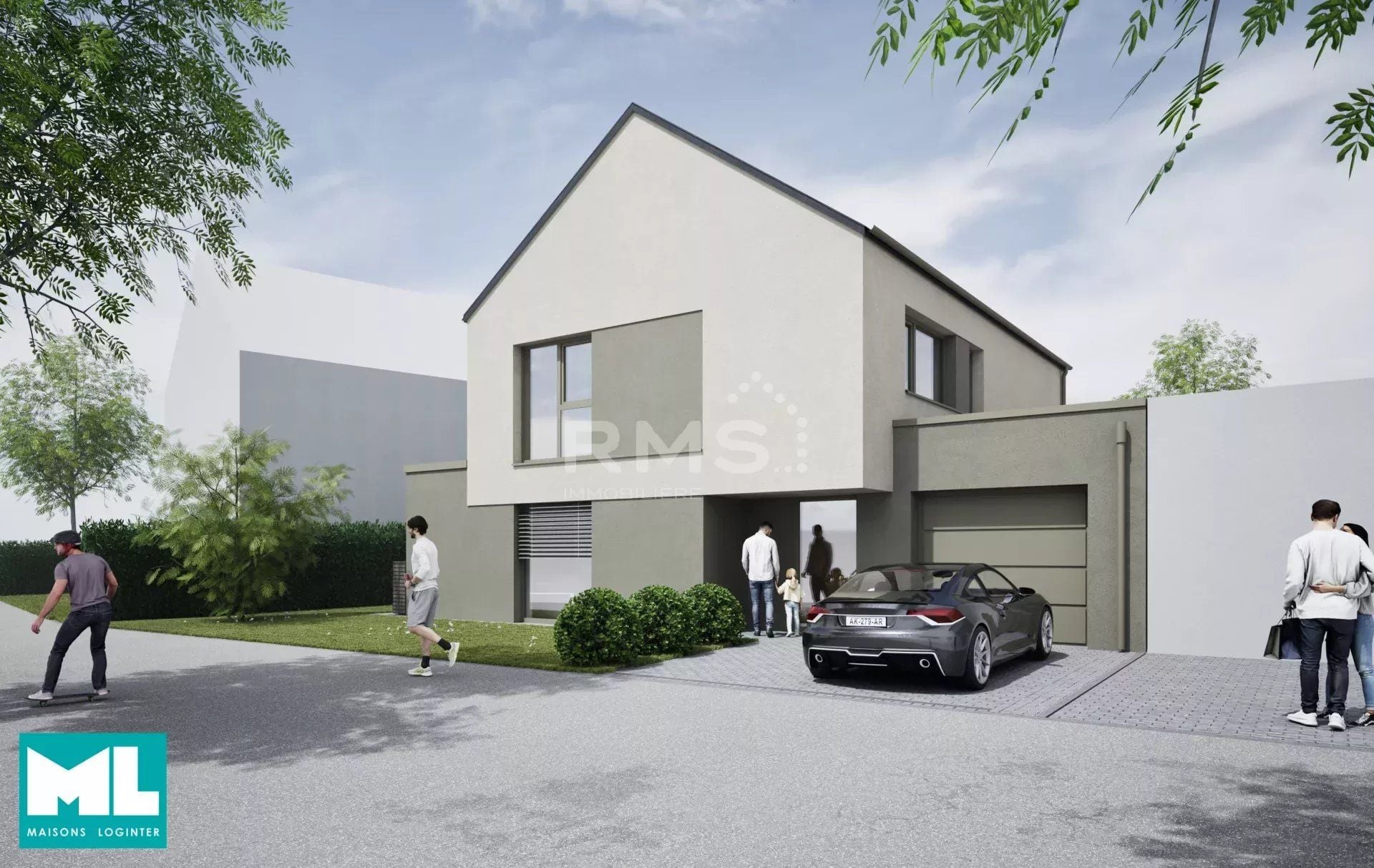 Maison jumelée 4 chambres en vente à Hellange, commune de Frisange