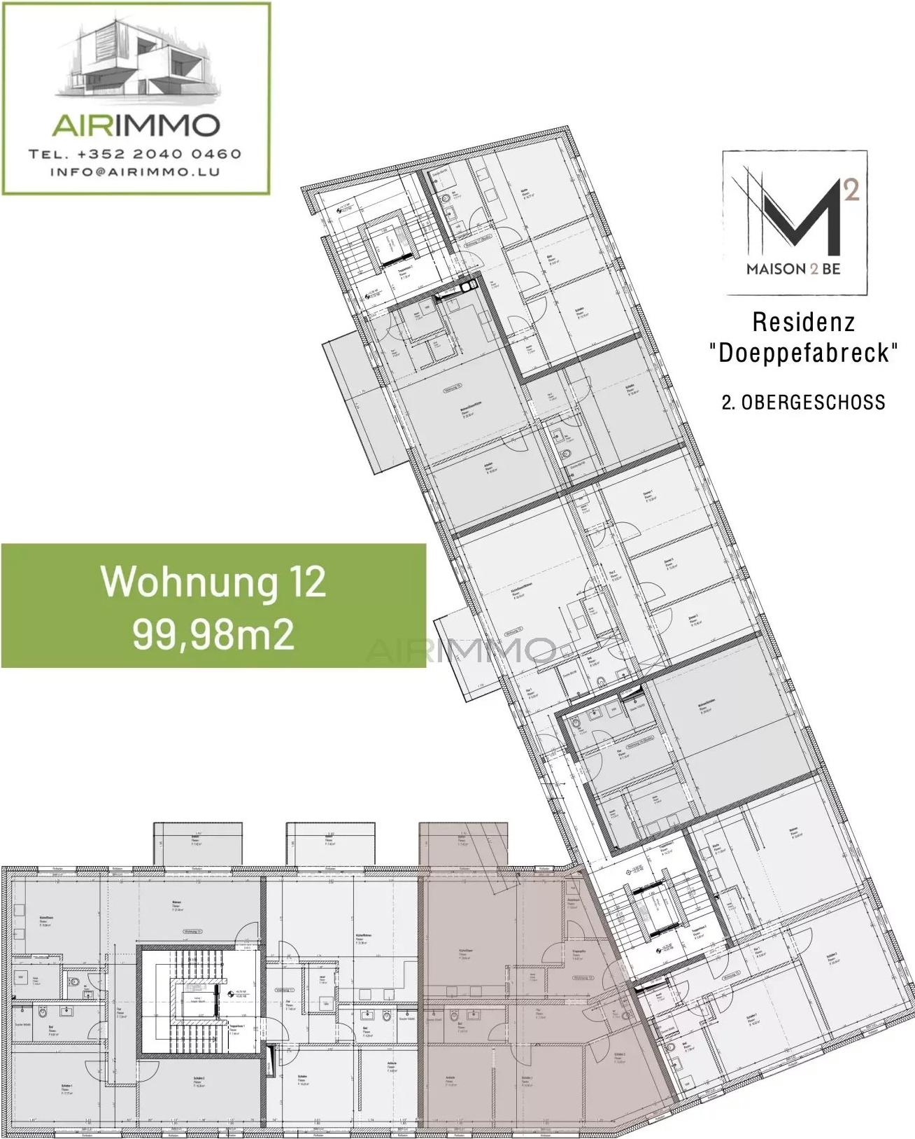 2-bedroom Apartment for sale in Echternach