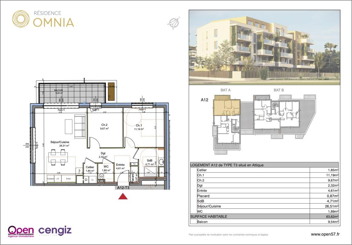 2-Zimmer-Wohnung zum Verkauf in Thionville