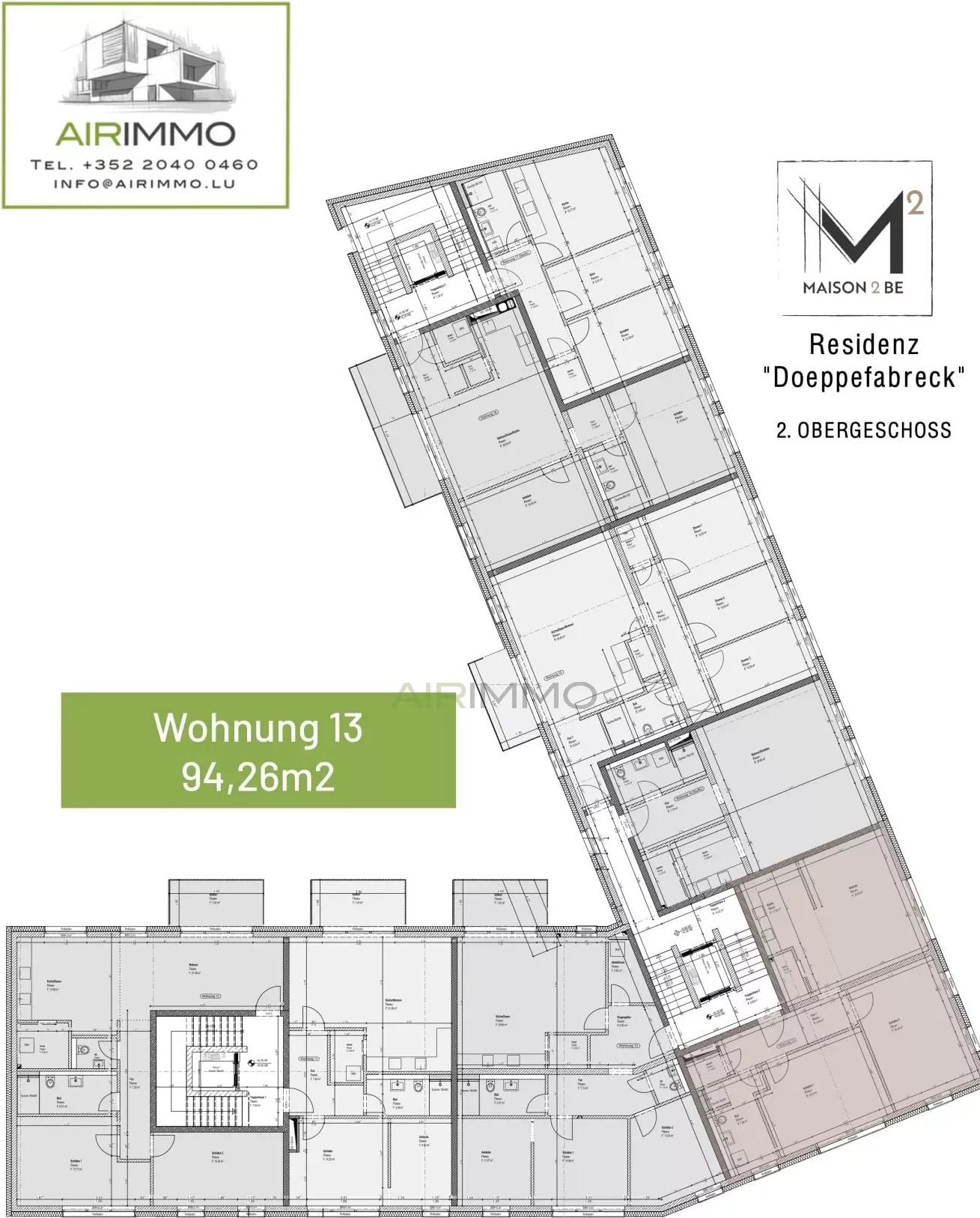 2-bedroom Apartment for sale in Echternach