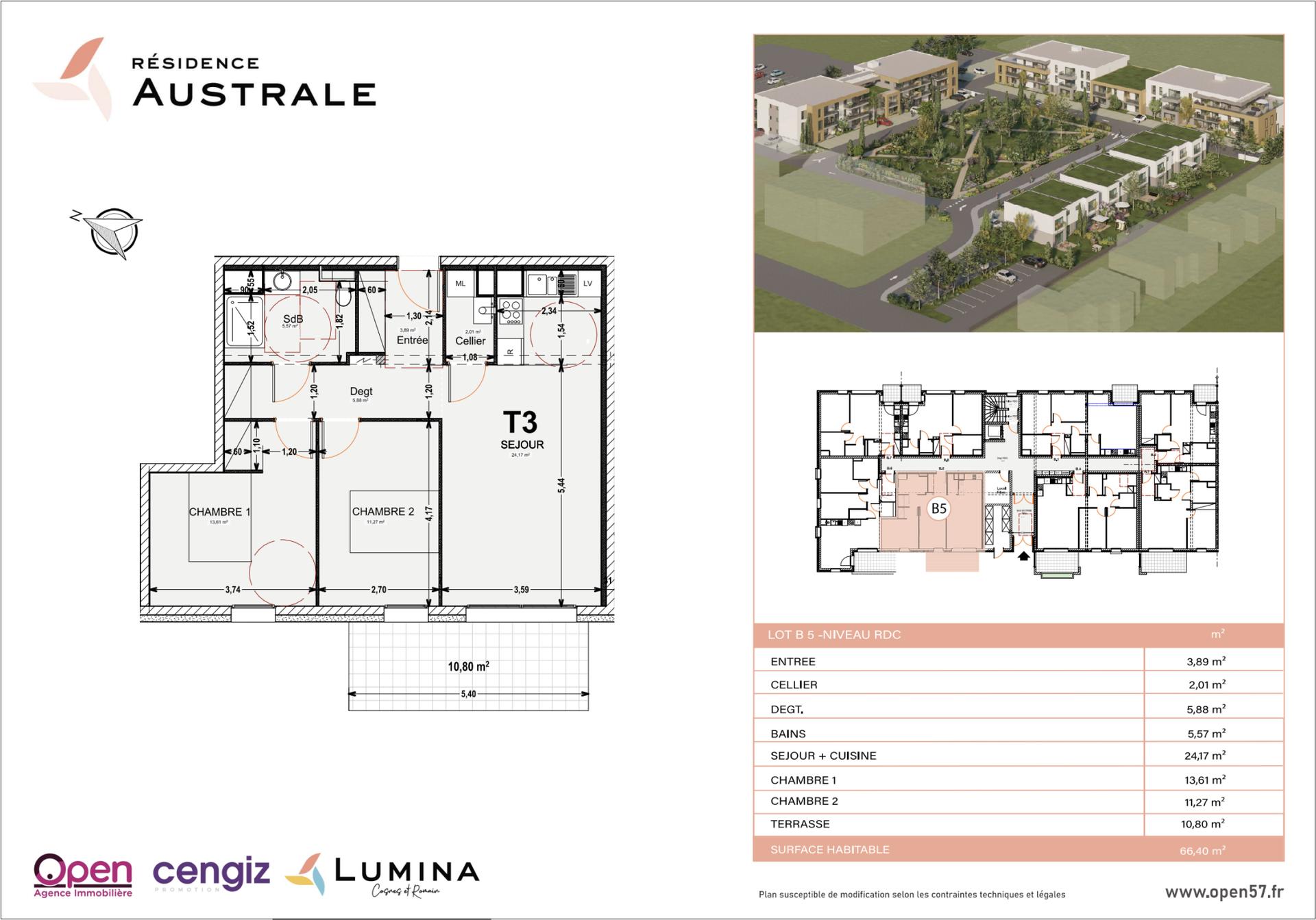 2-Zimmer-Wohnung zum Verkauf in Cosnes-et-Romain