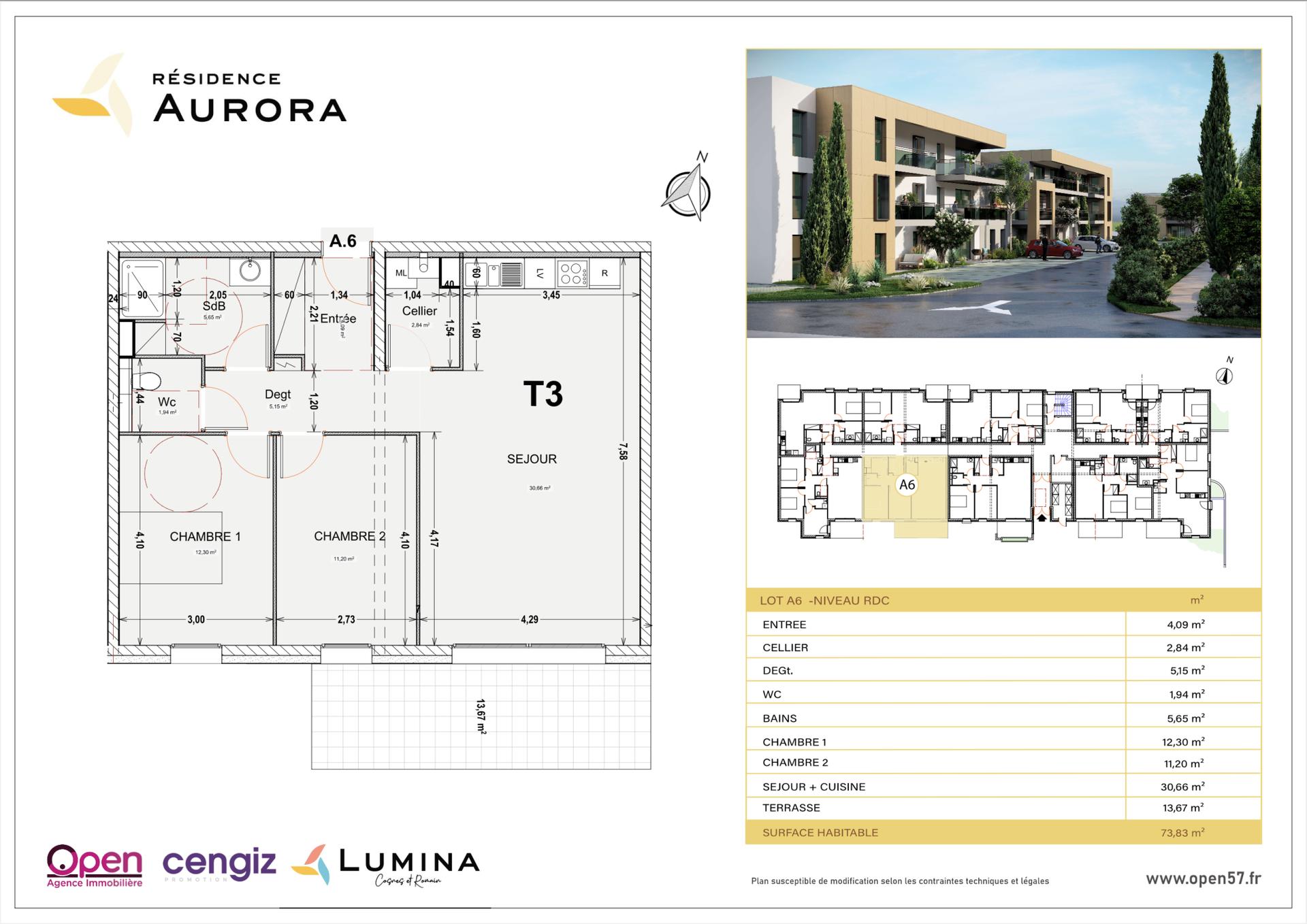 2-Zimmer-Wohnung zum Verkauf in Cosnes-et-Romain