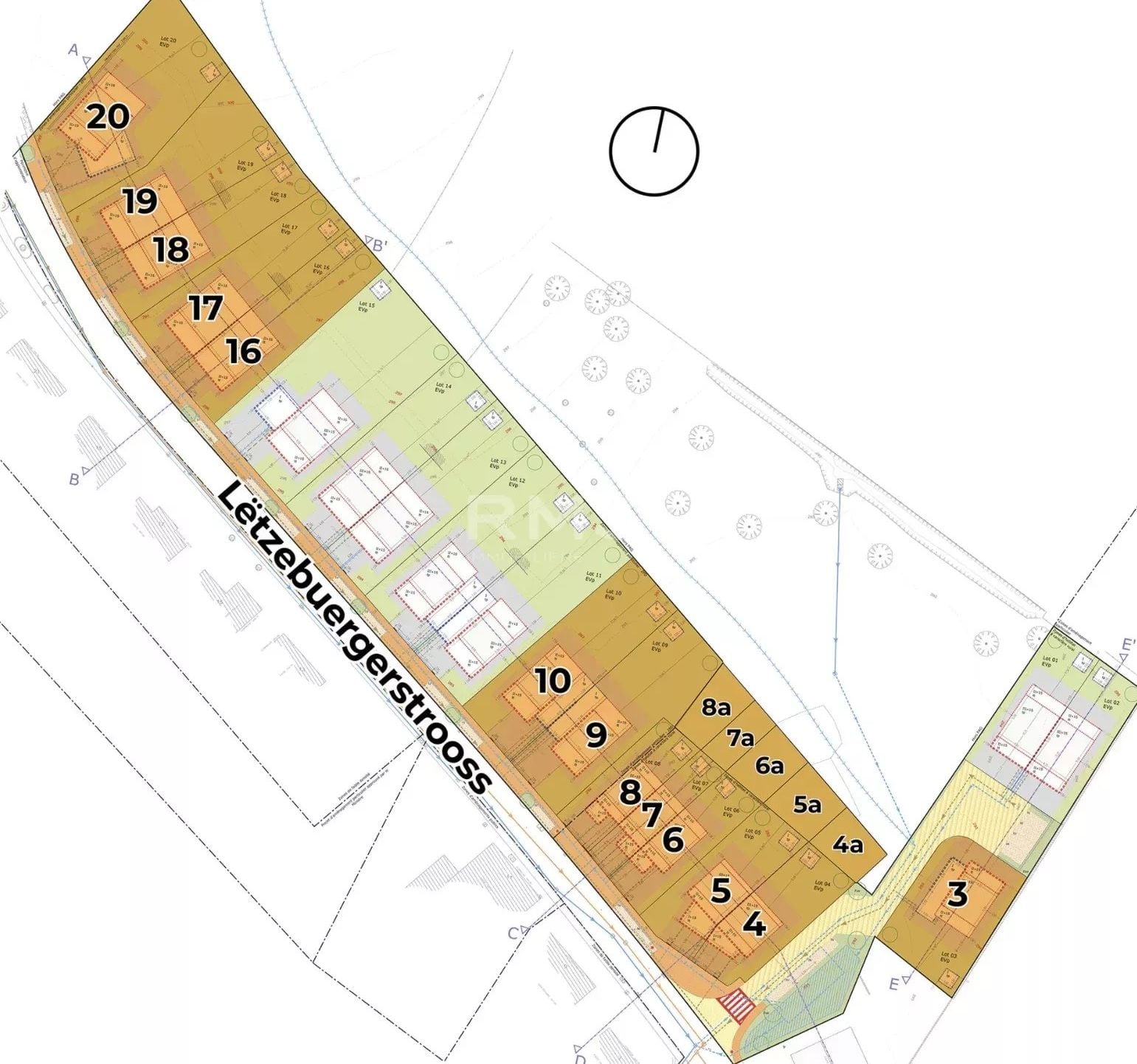 Terrain en vente à Filsdorf, commune de Dalheim
