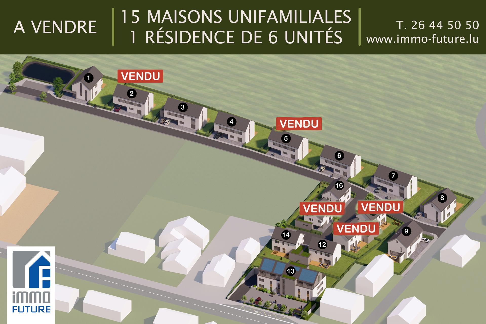 Terrain constructible en vente à Hoscheid-Dickt