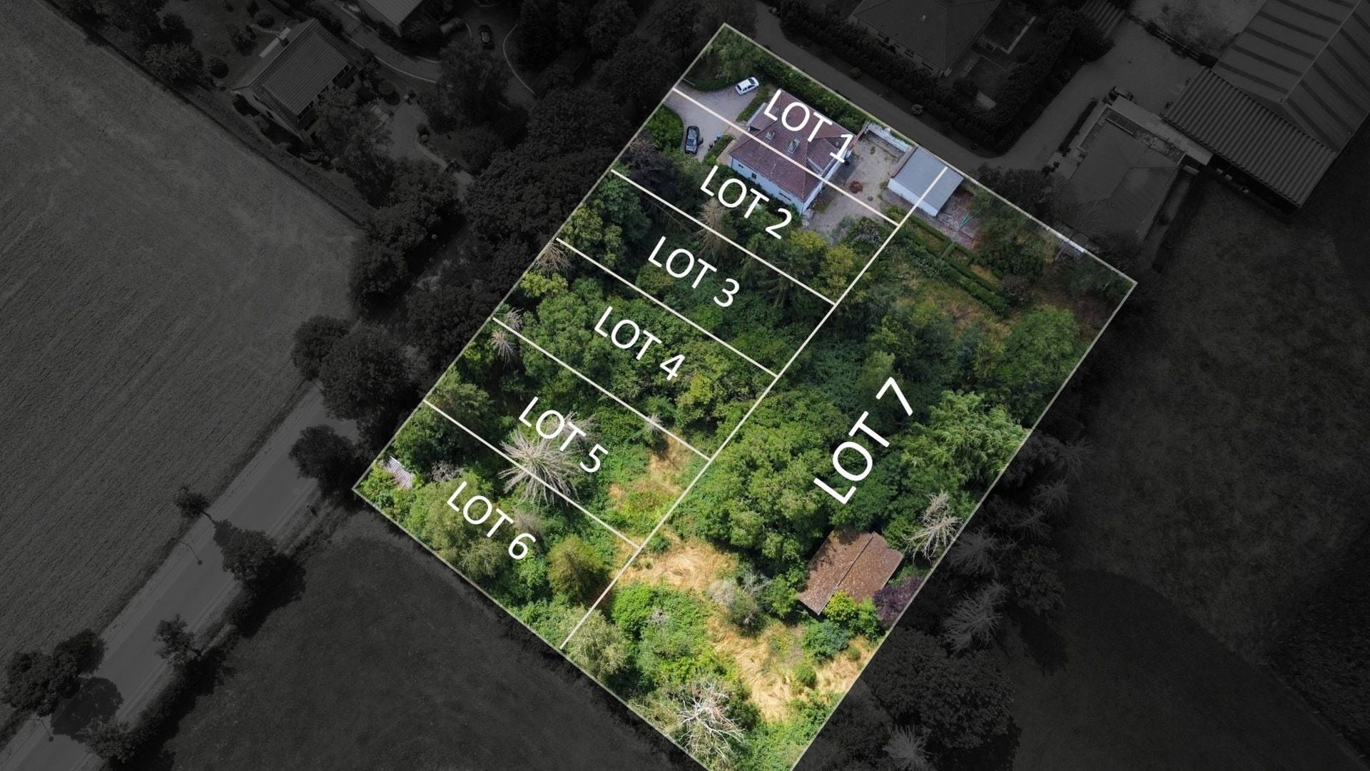 Terrain constructible en vente à Mondercange