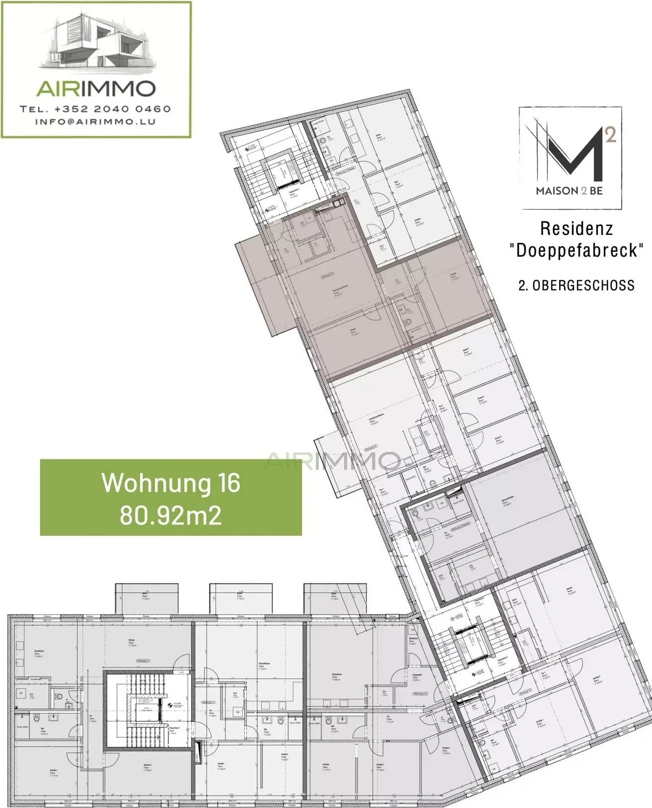 2-bedroom Apartment for sale in Echternach
