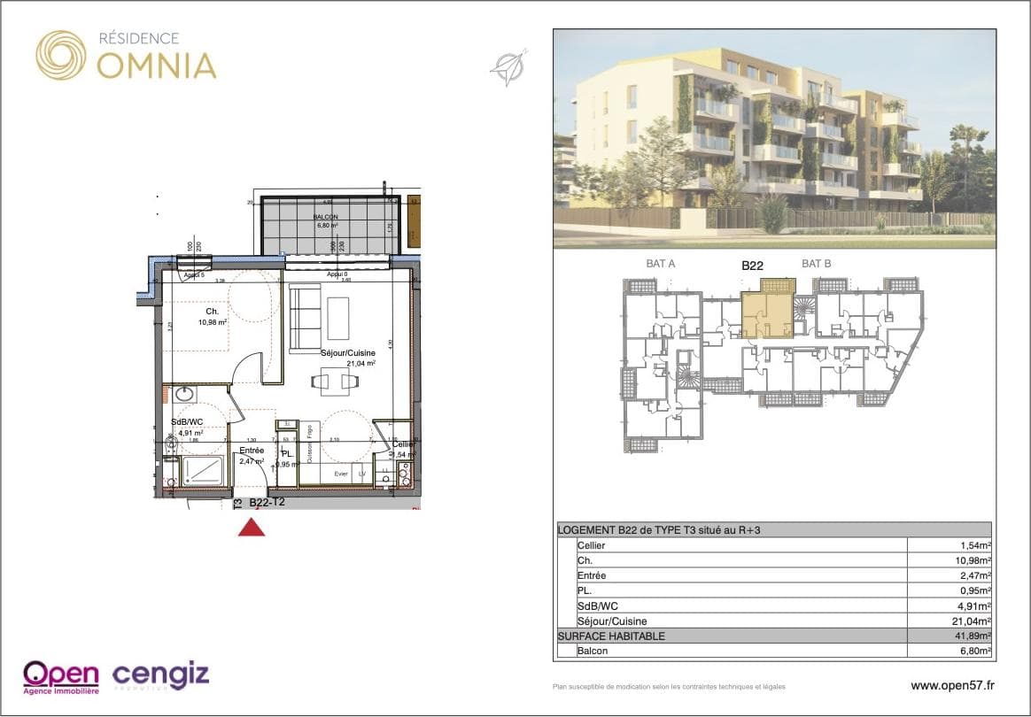 1-bedroom Apartment for sale in Thionville (FR)