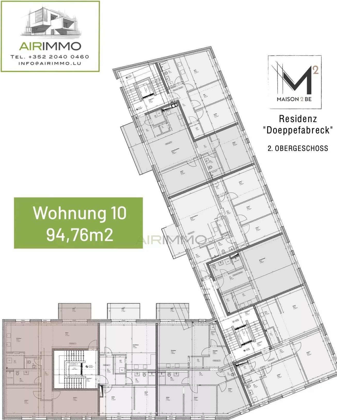 2-bedroom Apartment for sale in Echternach