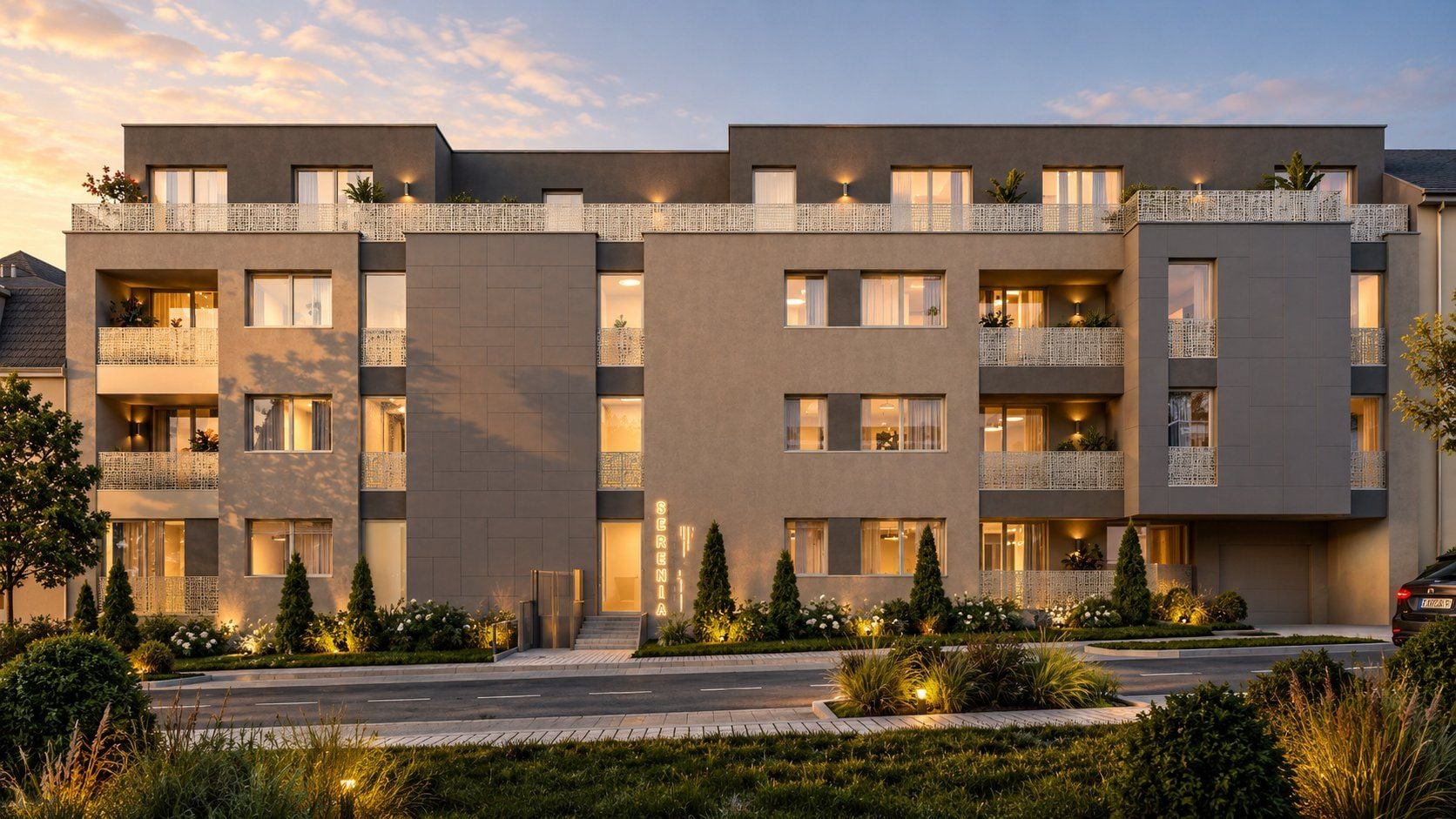 Penthouse 2 chambres en vente à Oberkorn, commune de Differdange