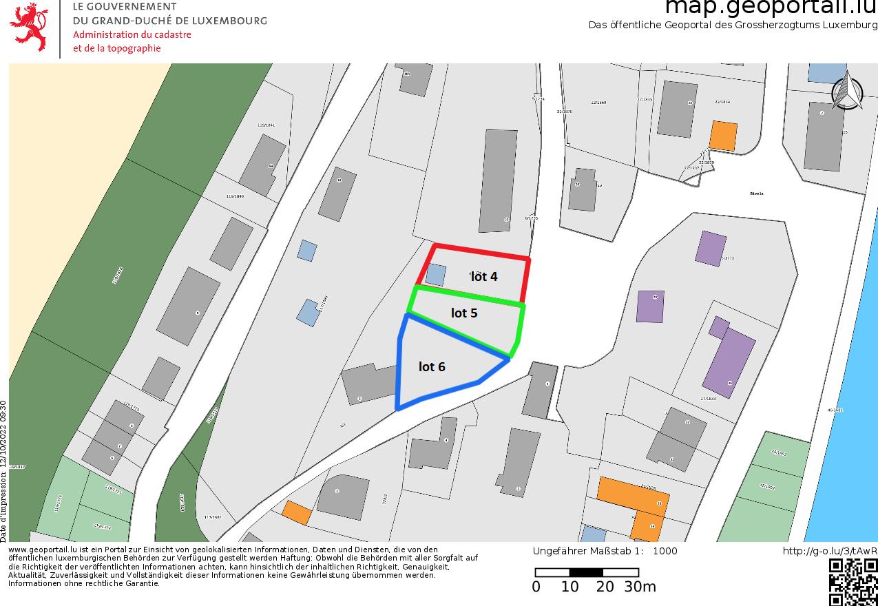 Terrain constructible en vente à Bivels