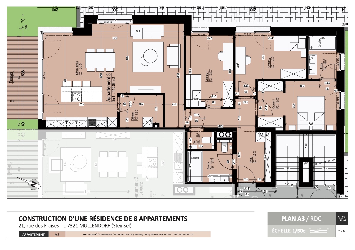 3-bedroom Apartment for sale in Steinsel