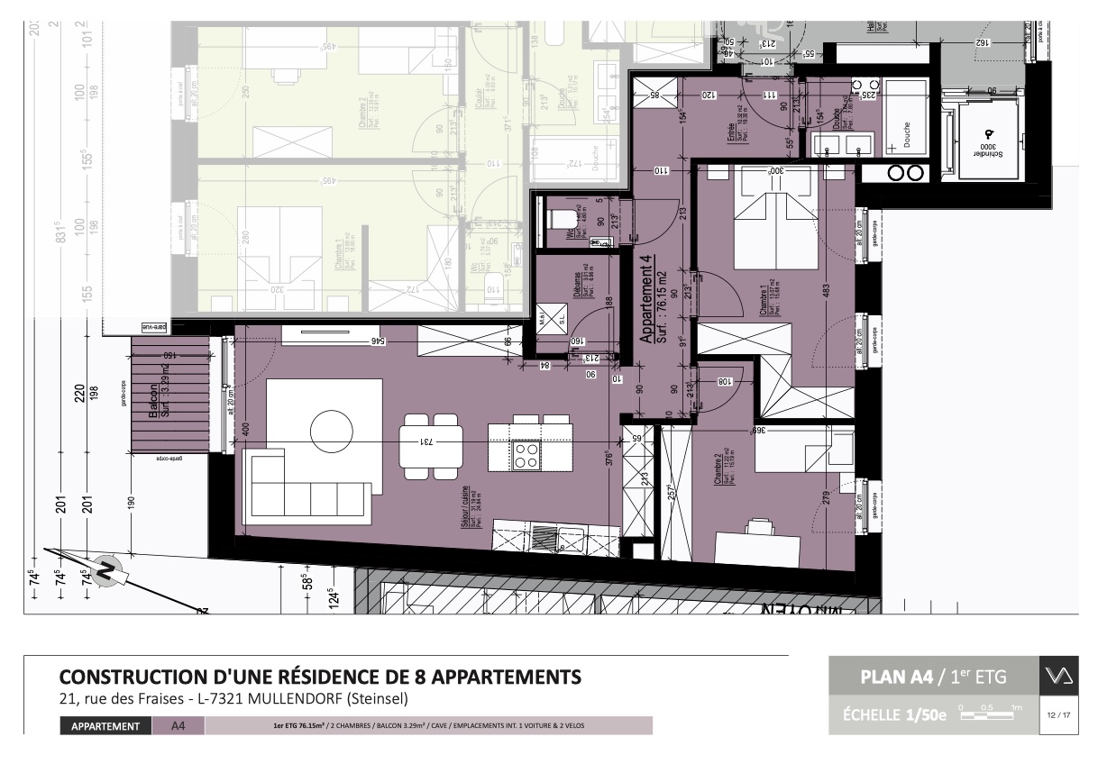 2-bedroom Apartment for sale in Steinsel