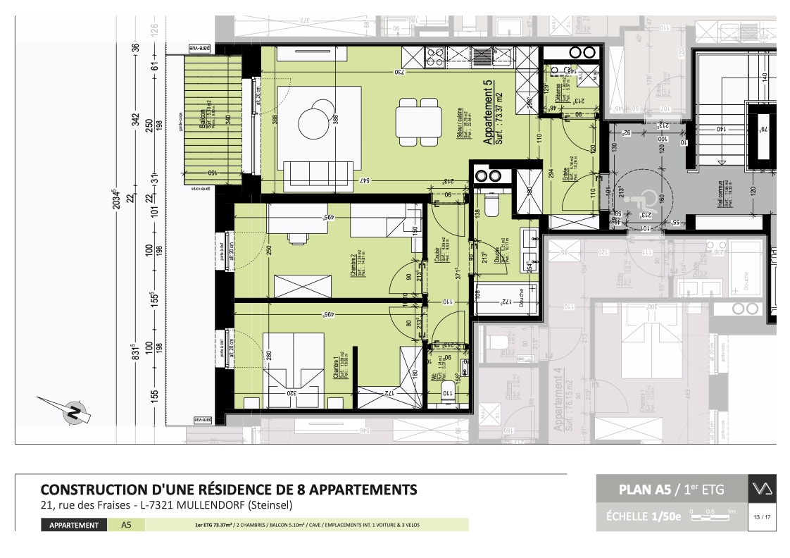 2-bedroom Apartment for sale in Steinsel