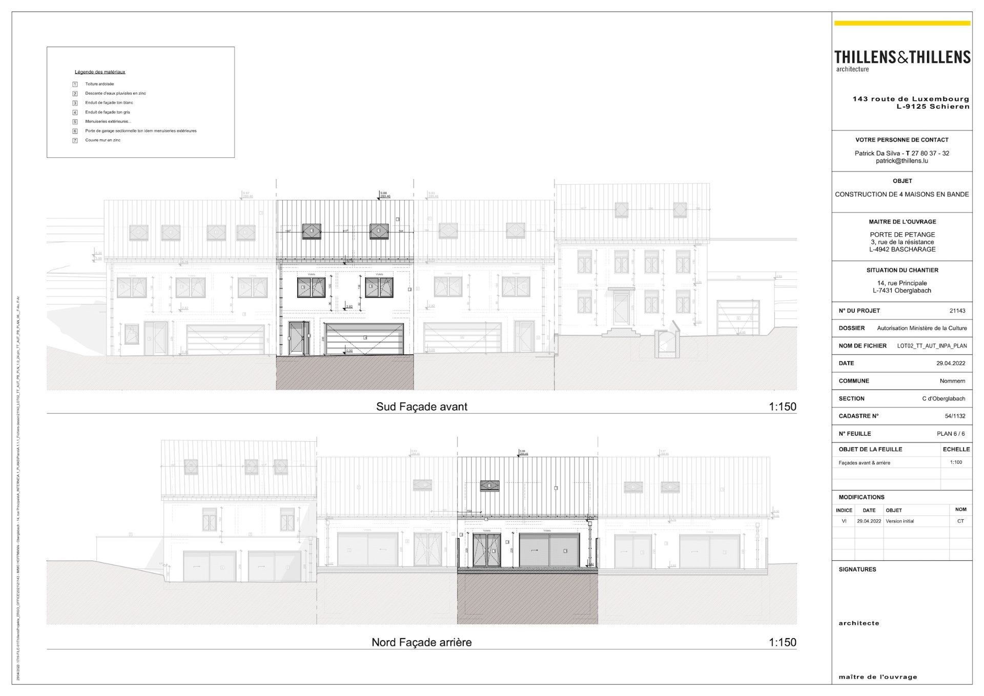 Terrain constructible en vente à Oberglabach, commune de Nommern