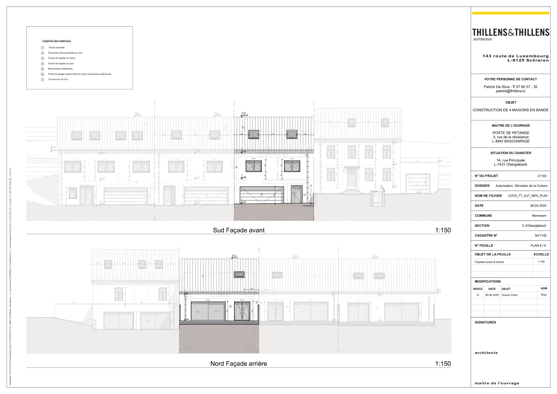 Terrain constructible en vente à Oberglabach, commune de Nommern