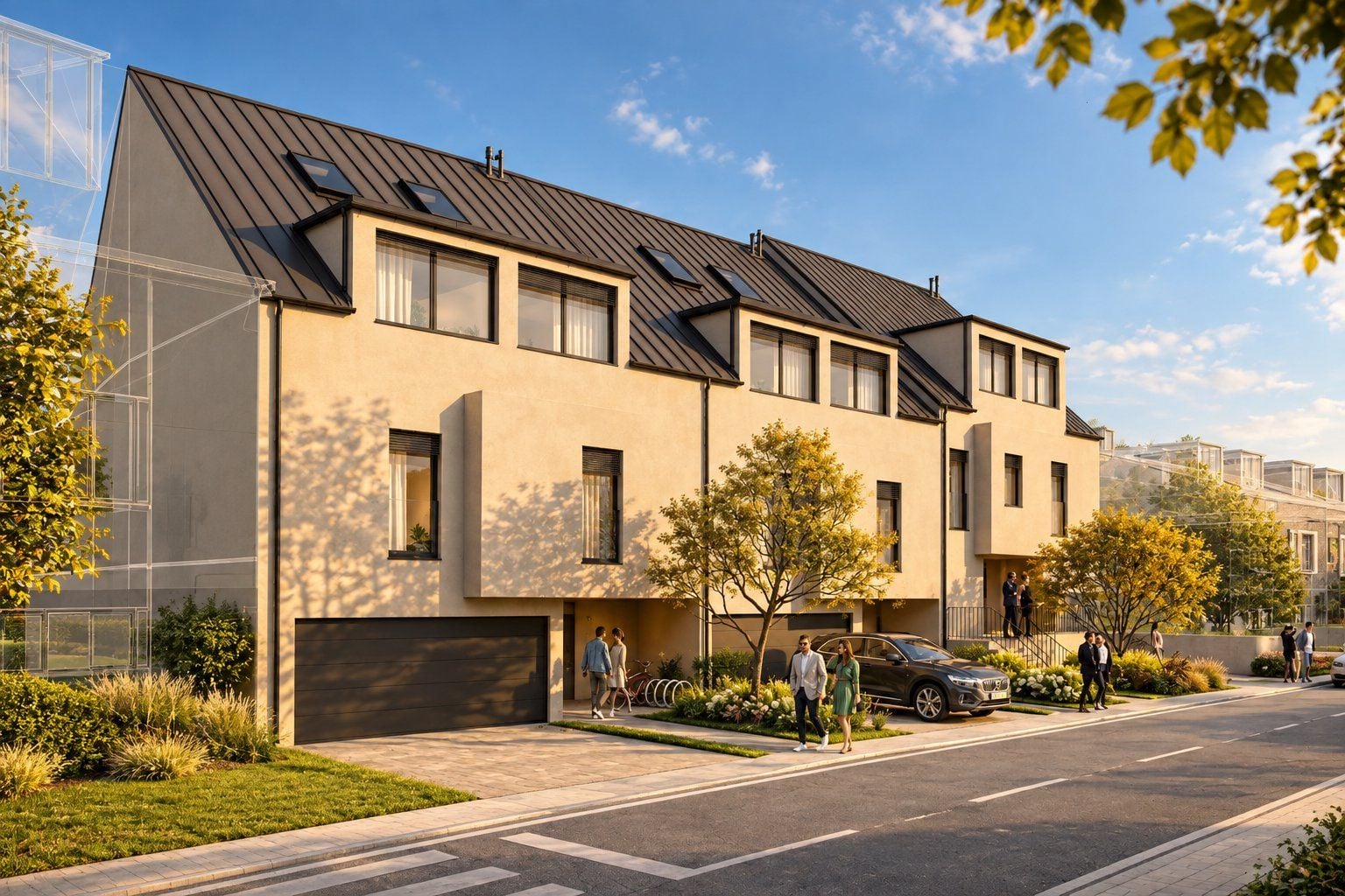 Appartement en rez-de-chaussée 2 chambres en vente à Luxembourg-Hamm