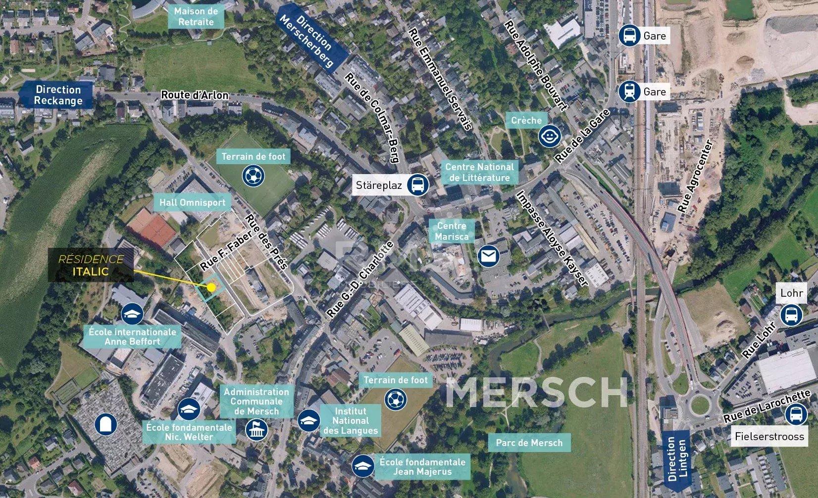 Appartement 2 chambres en vente à Mersch