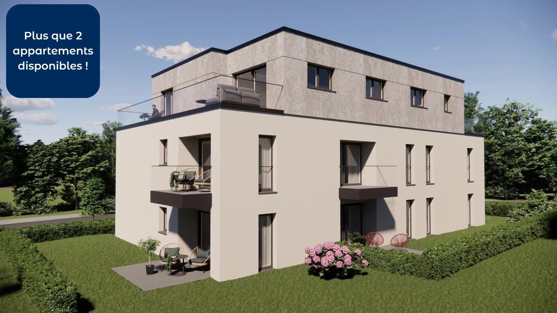 Appartement 2 chambres en vente à Dudelange