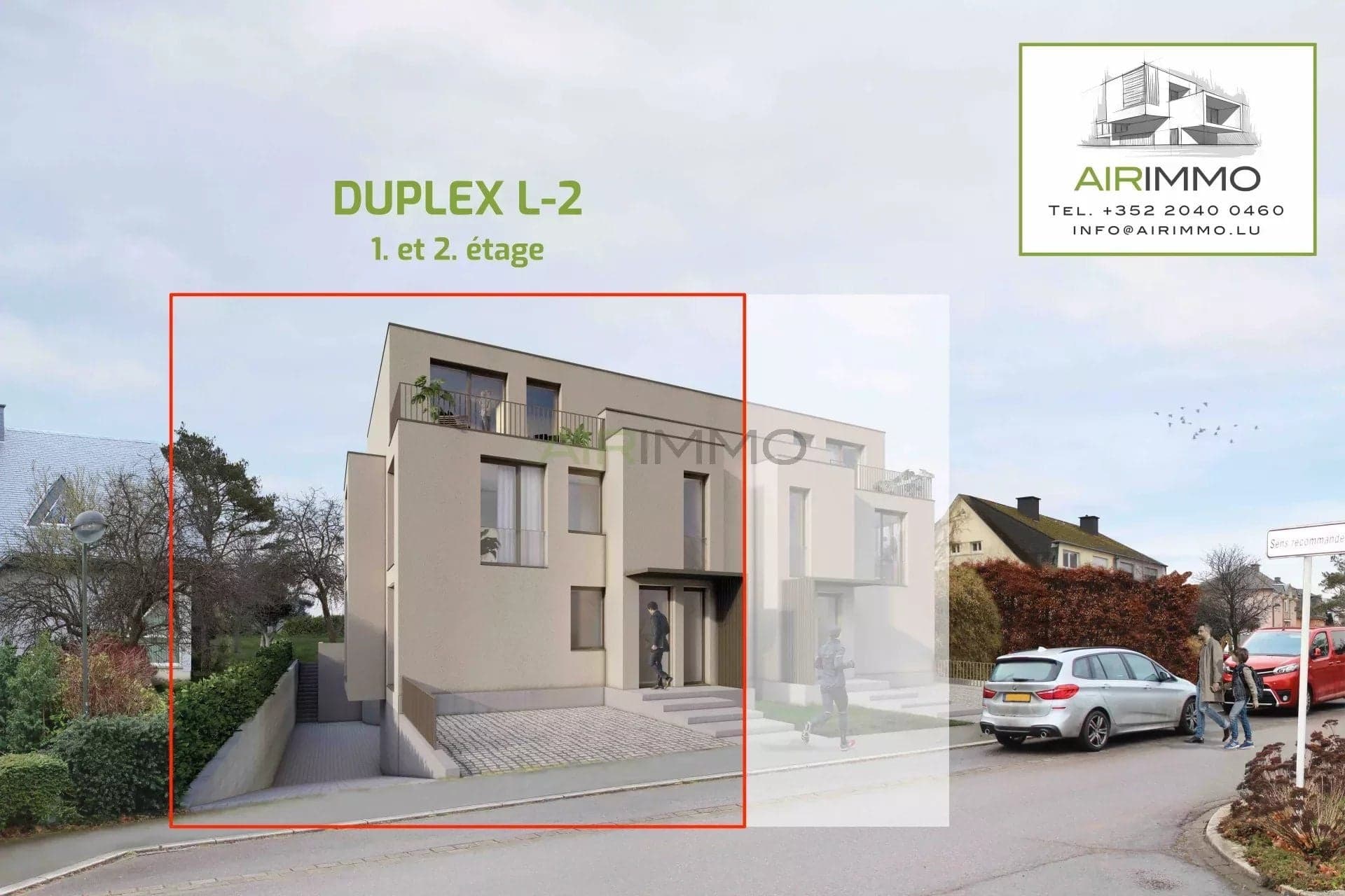 Duplex 3 chambres en vente à Strassen