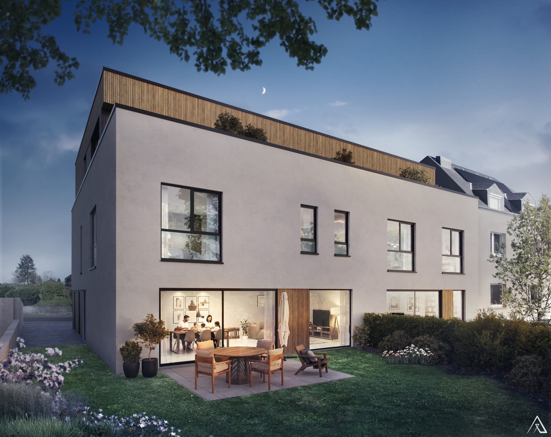 2-Zimmer-Duplexwohnung zum Verkauf in Leudelange