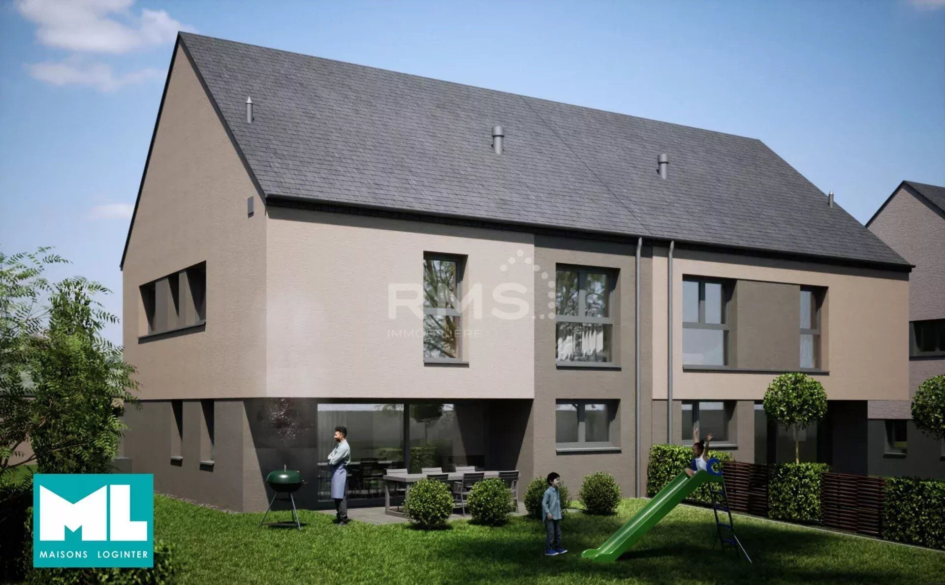 4-bedroom Semi-detached house for sale in Erpeldange-sur-Sûre