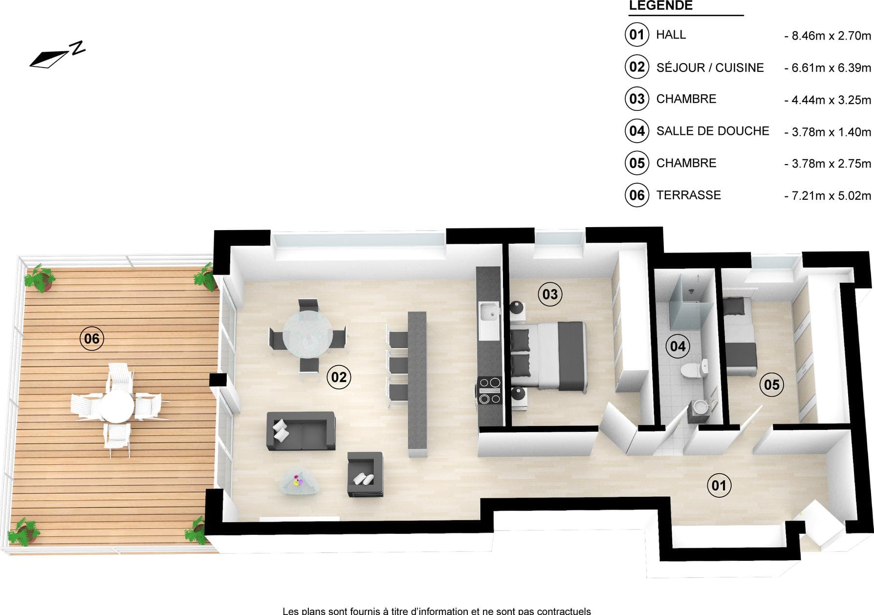 Appartement 2 chambres en vente à Luxembourg-Limpertsberg