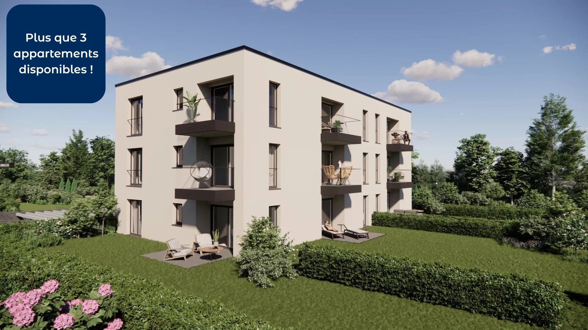 Appartement 2 chambres en vente à Dudelange