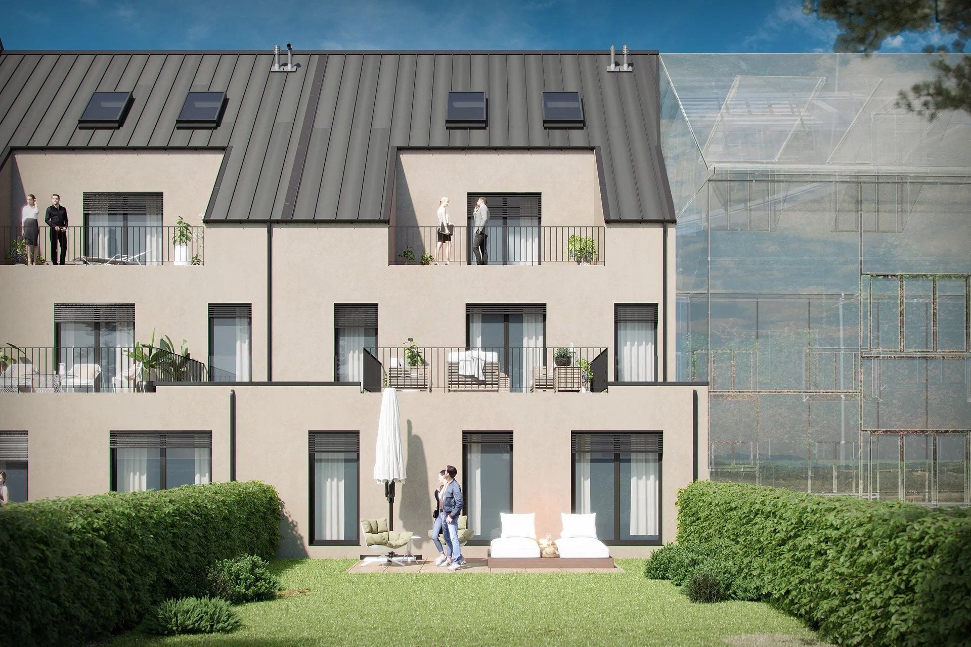 Appartement 3 chambres en vente à Luxembourg-Hamm