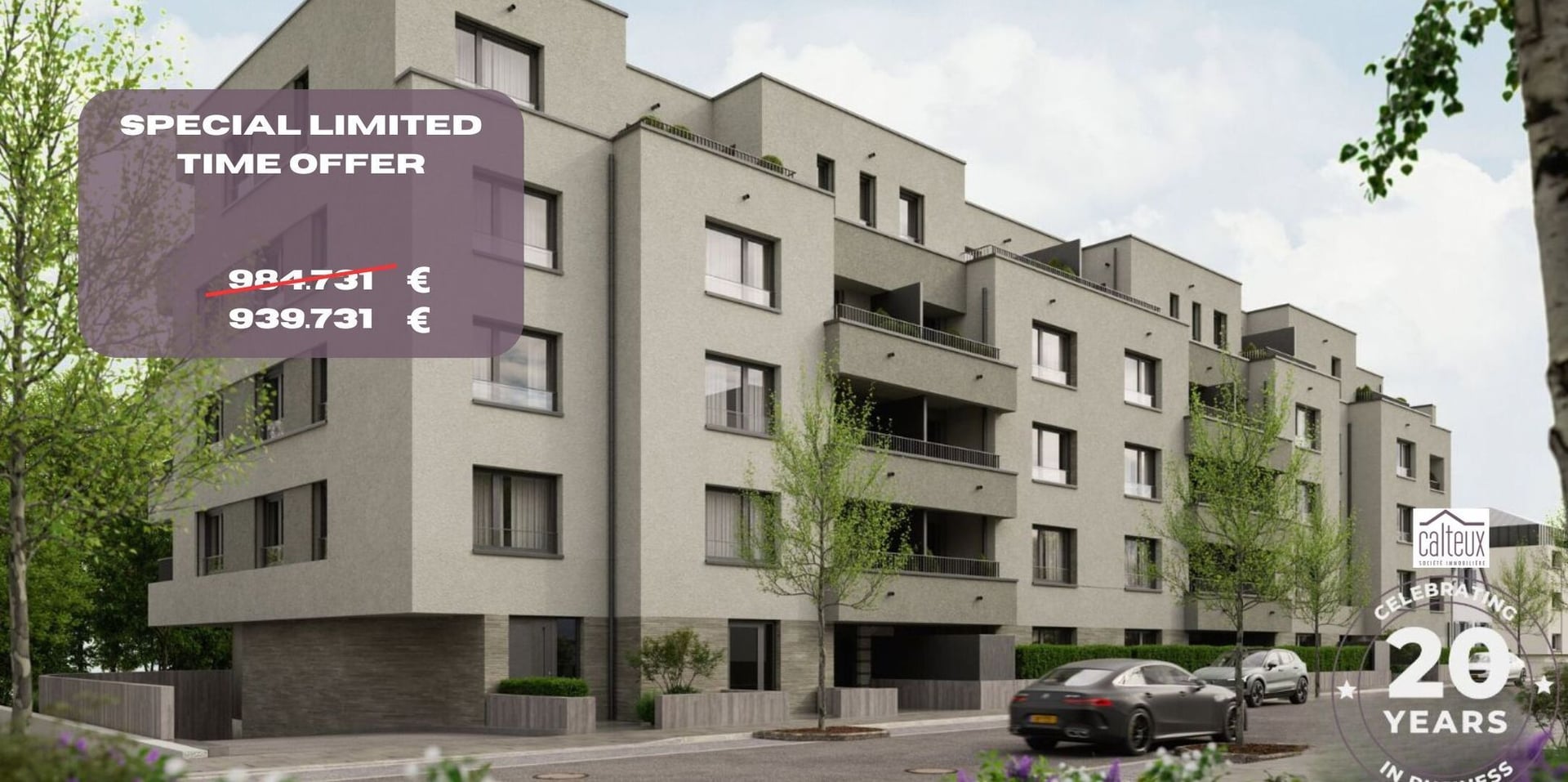 2-bedroom Penthouse for sale in Luxembourg-Weimershof