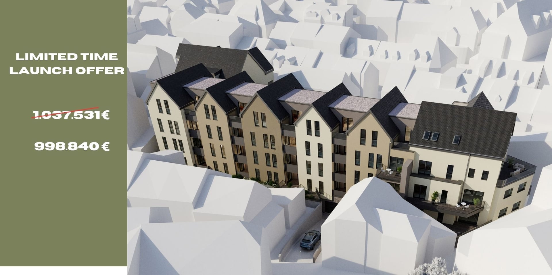 3-bedroom Apartment for sale in Diekirch