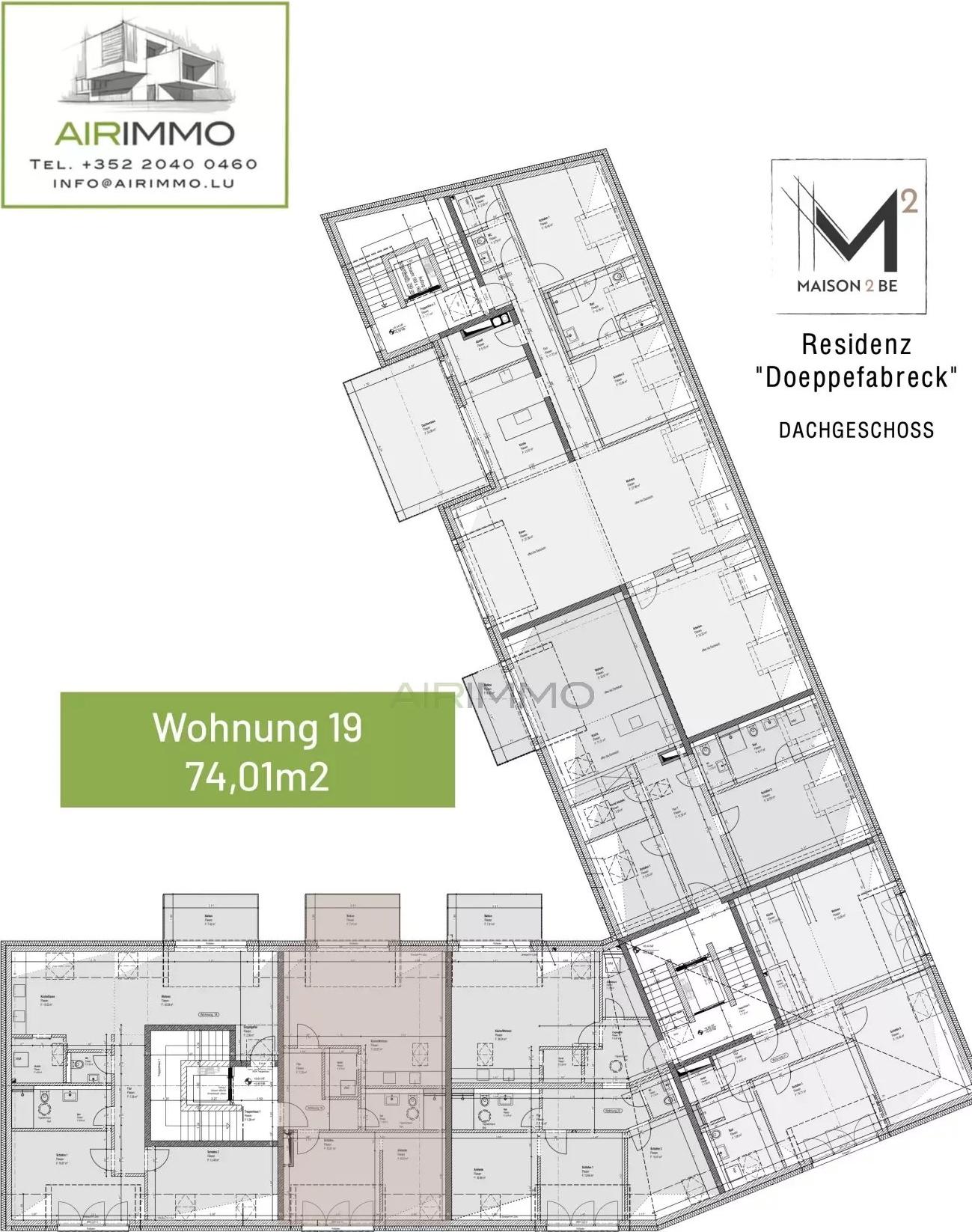 1-bedroom Apartment for sale in Echternach
