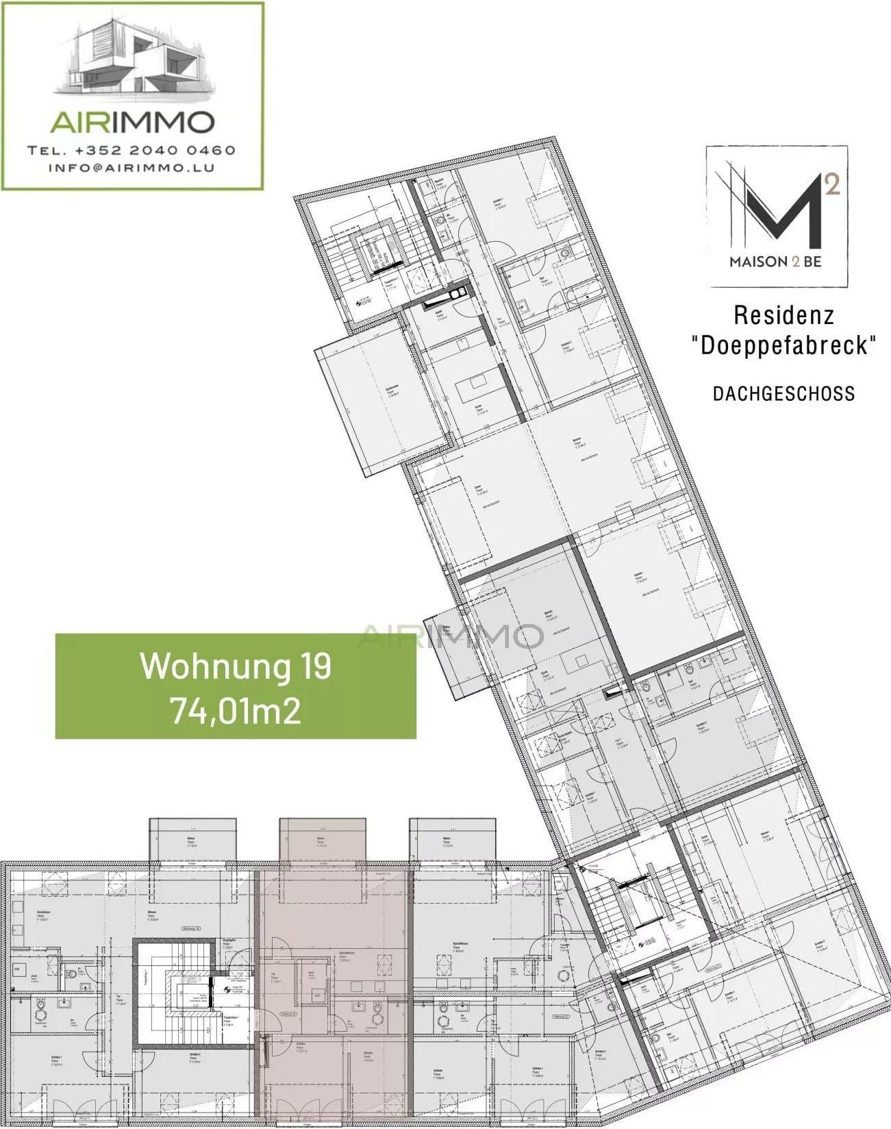 1-bedroom Apartment for sale in Echternach