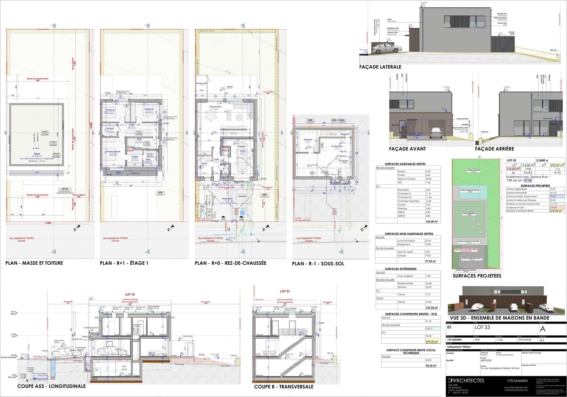 Maison 3 chambres en vente à Mamer