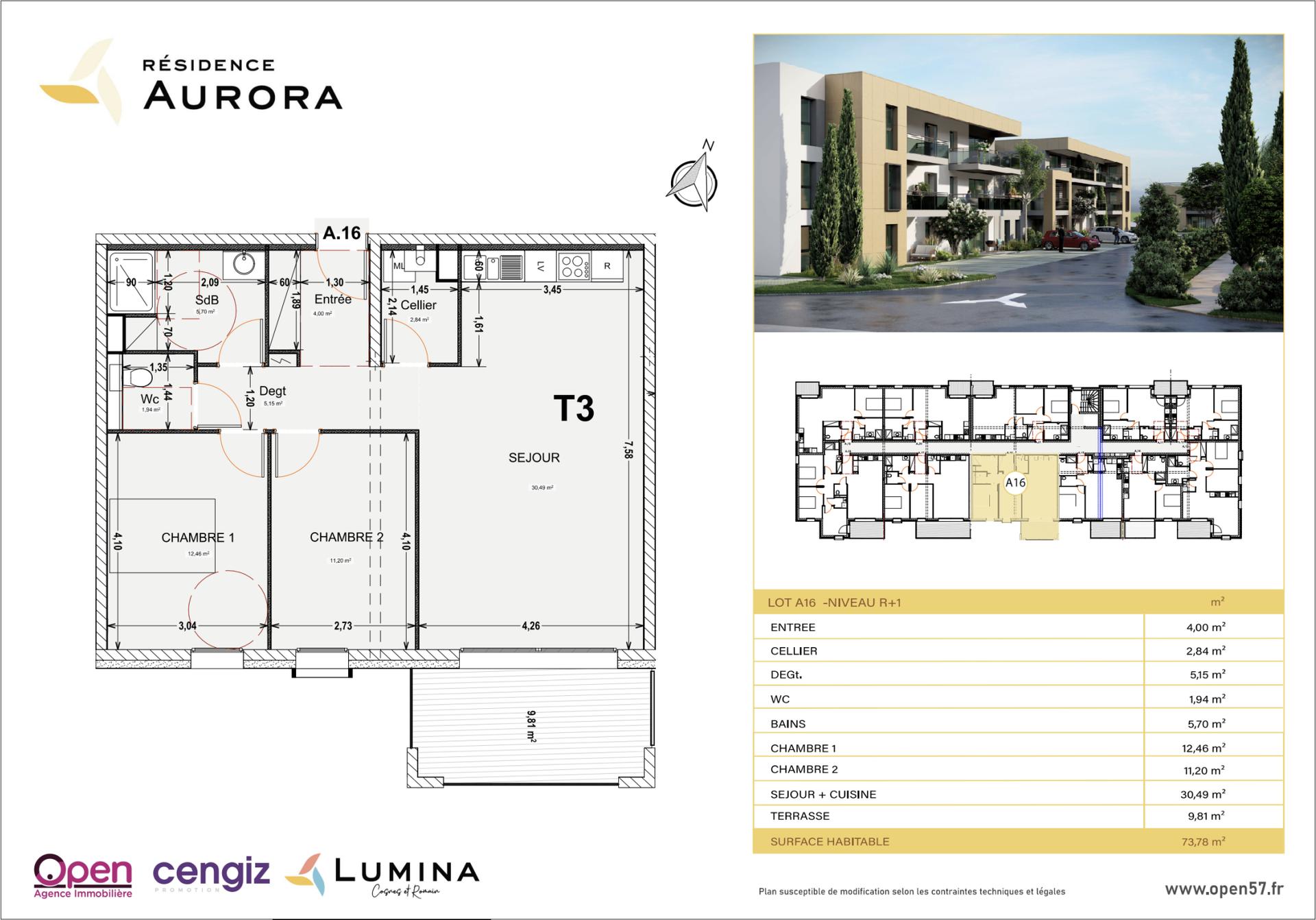 2-Zimmer-Wohnung zum Verkauf in Cosnes-et-Romain