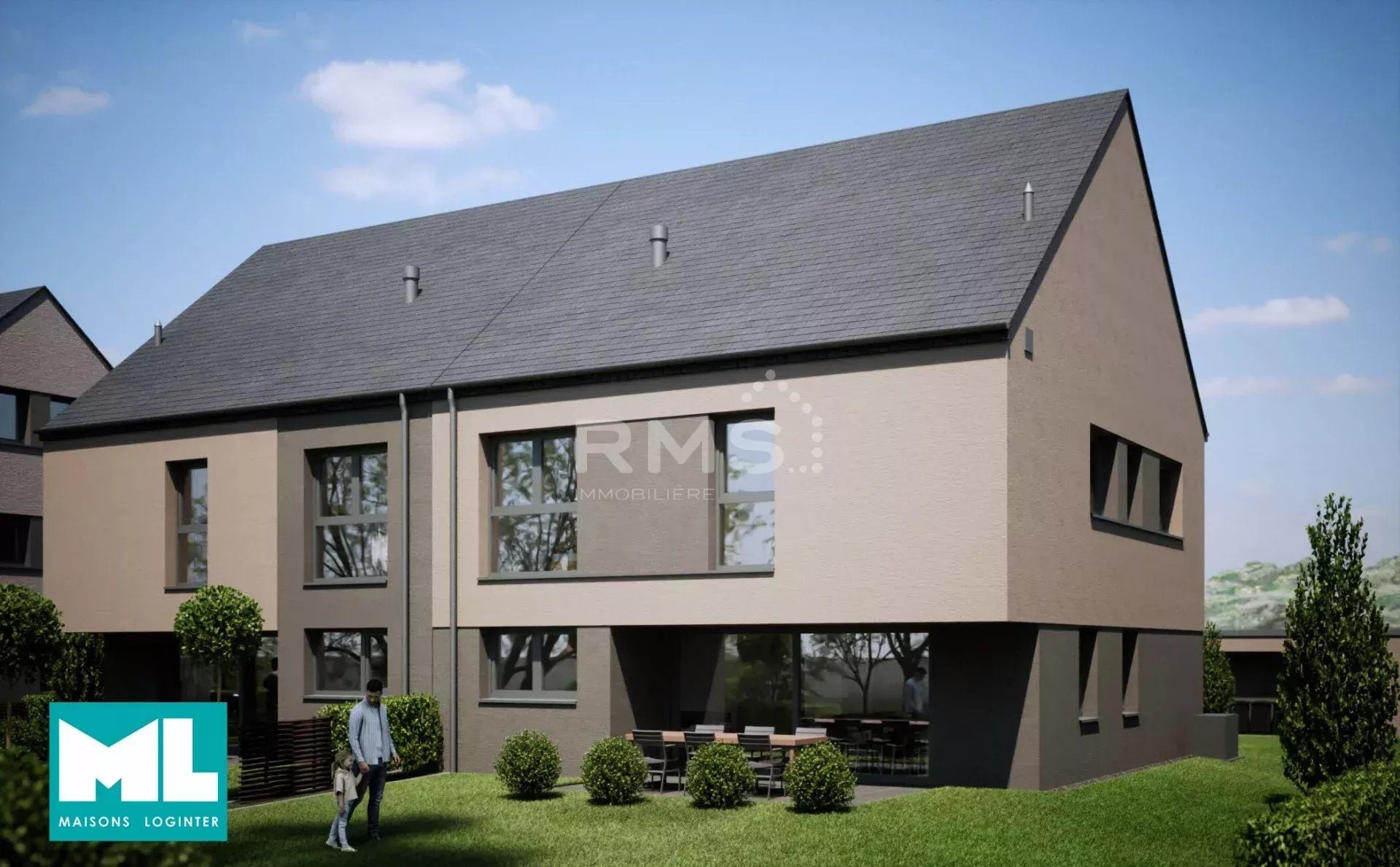 4-bedroom Semi-detached house for sale in Erpeldange-sur-Sûre