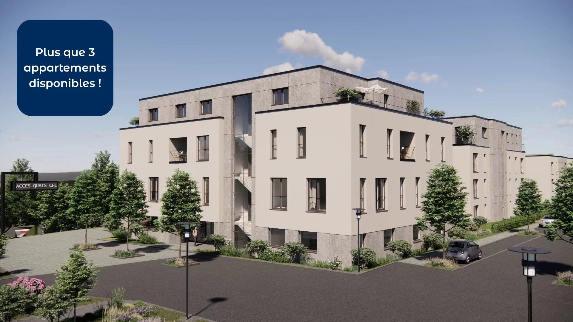 Appartement 2 chambres en vente à Dudelange