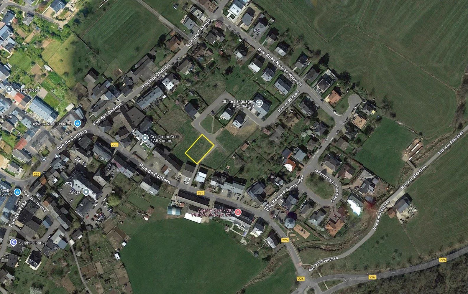 Terrain constructible en vente à Itzig