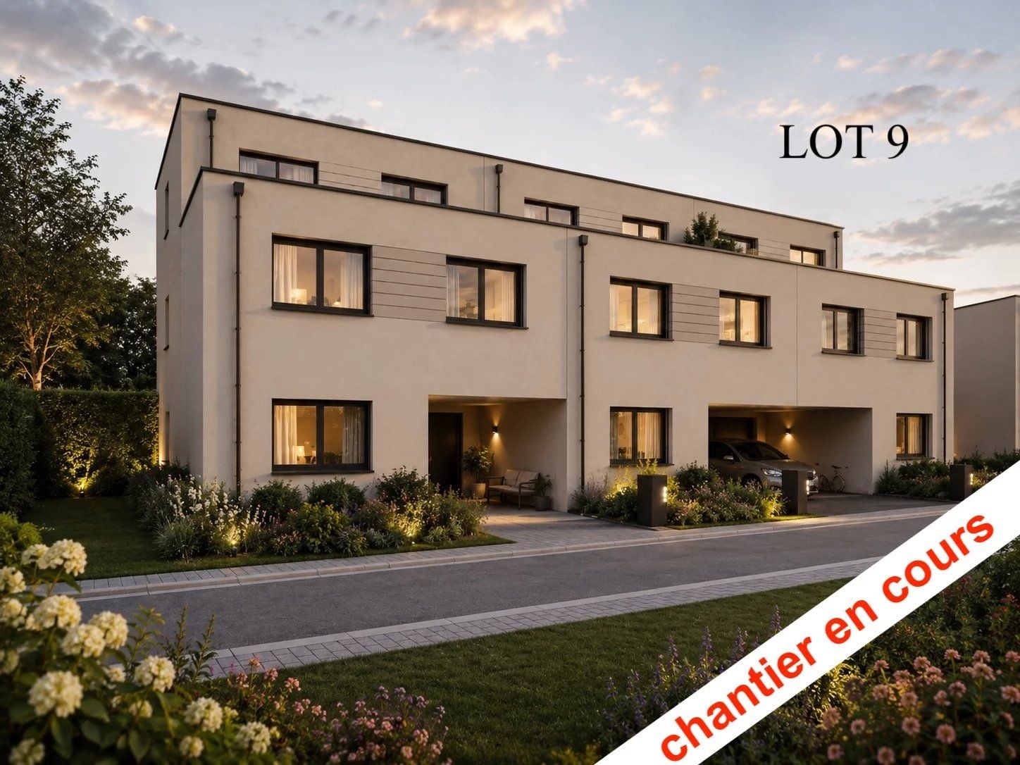 Maison jumelée 4 chambres en vente à Junglinster