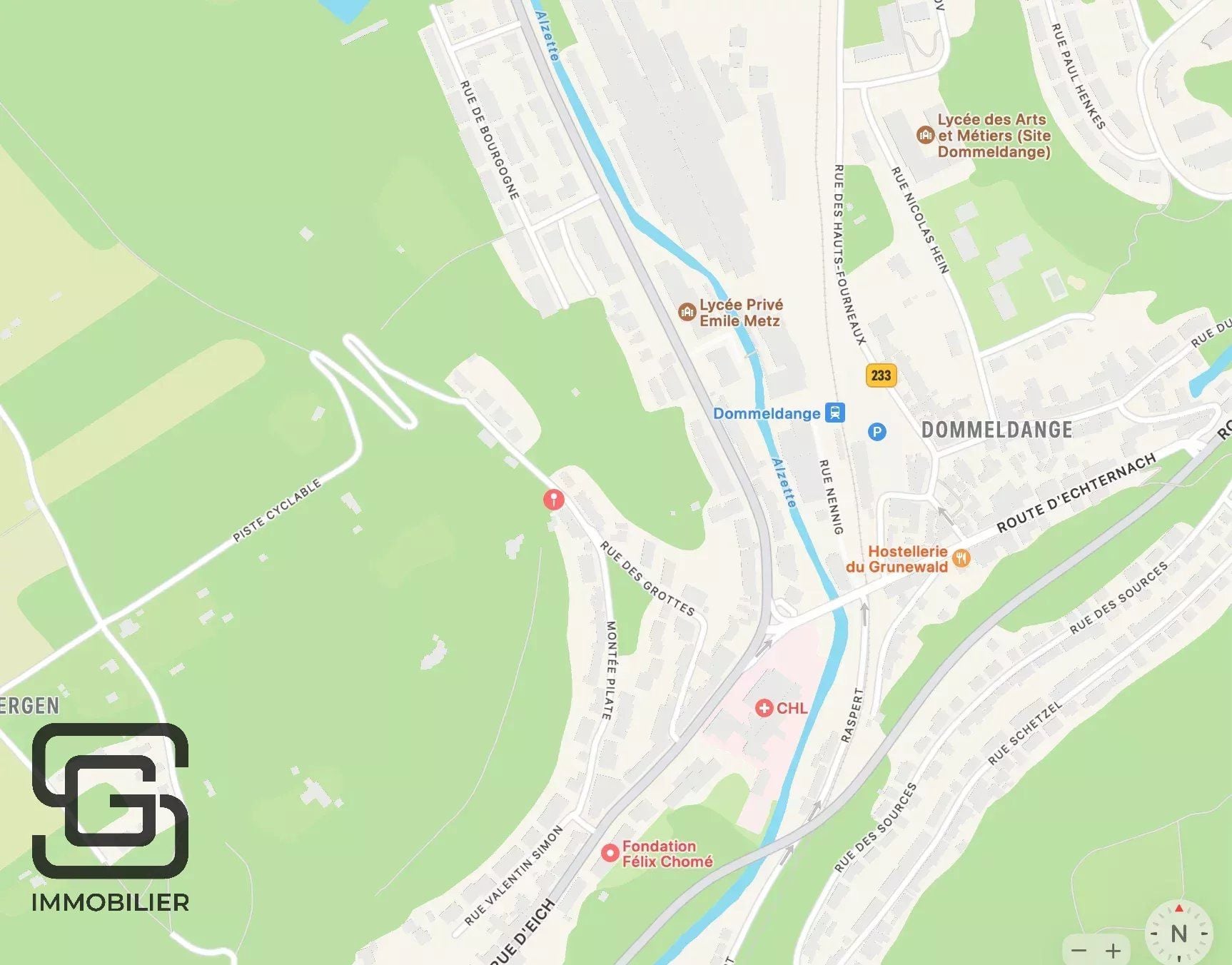Not constructible land for sale in Luxembourg-Eich