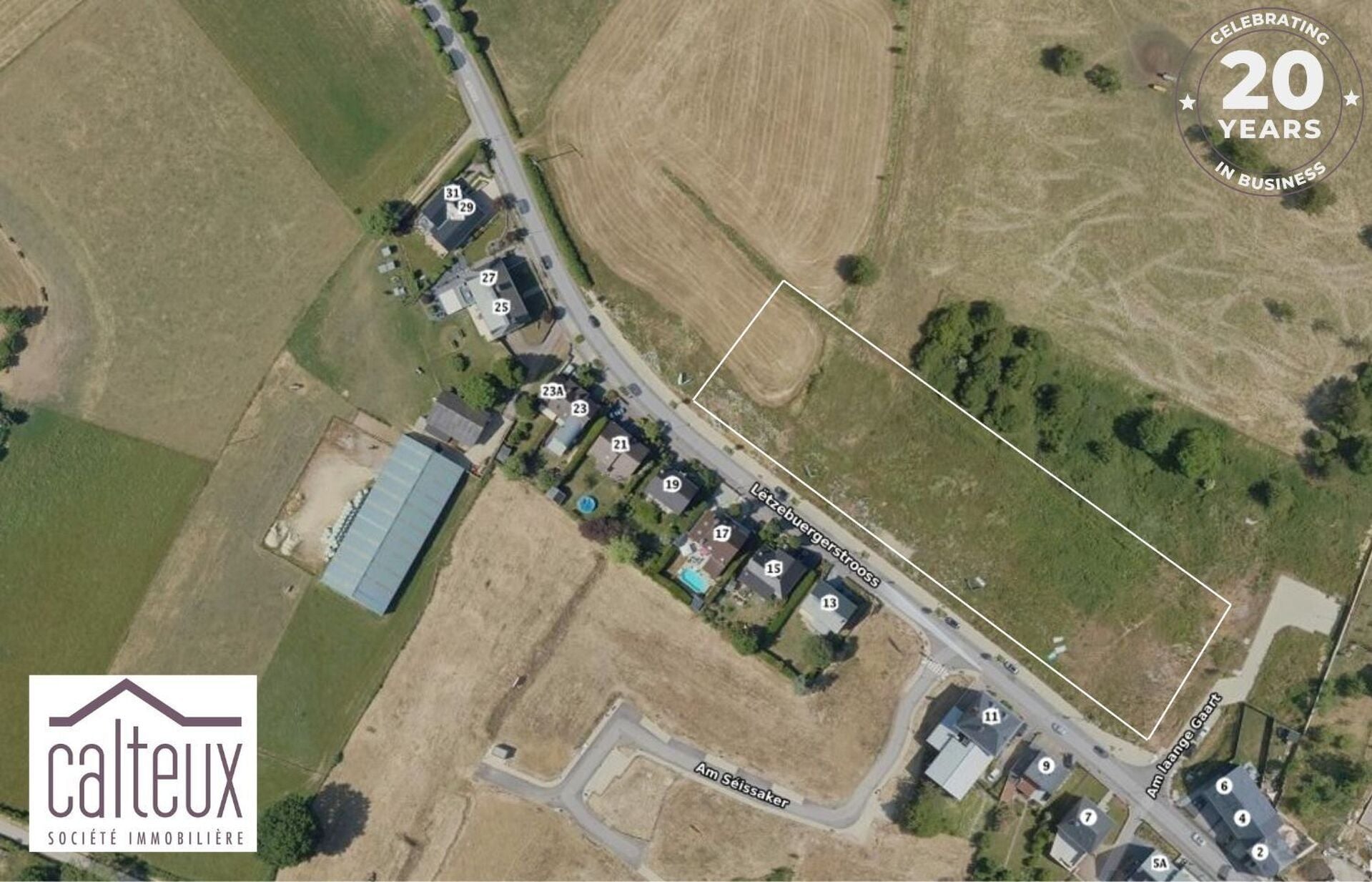 Terrain constructible en vente à Filsdorf